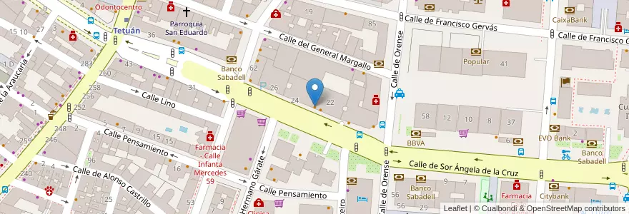 Mapa de ubicacion de La Máquina en スペイン, マドリード州, Comunidad De Madrid, Área Metropolitana De Madrid Y Corredor Del Henares, Madrid.
