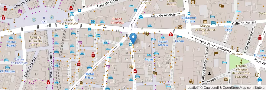 Mapa de ubicacion de La Marmita en Испания, Мадрид, Мадрид, Área Metropolitana De Madrid Y Corredor Del Henares, Мадрид.