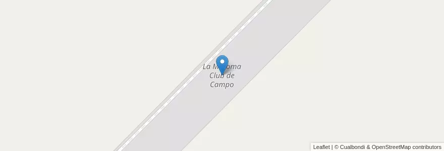 Mapa de ubicacion de La Maroma Club de Campo en Argentine, Province De Río Negro, Departamento Adolfo Alsina, Viedma.