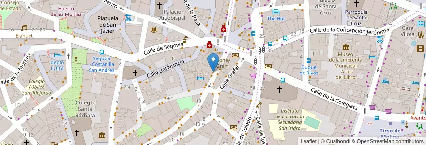 Mapa de ubicacion de La Martina en スペイン, マドリード州, Comunidad De Madrid, Área Metropolitana De Madrid Y Corredor Del Henares, Madrid.