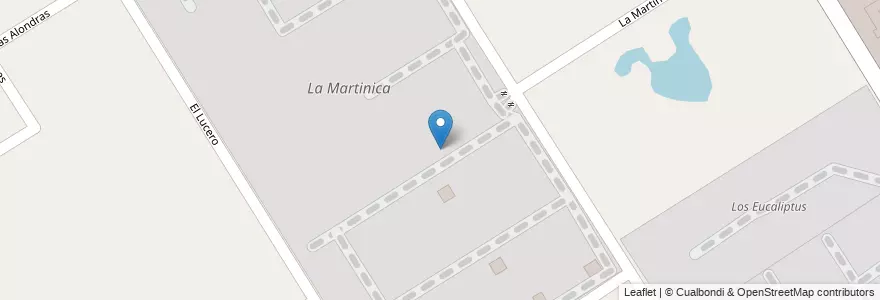 Mapa de ubicacion de La Martinica en 阿根廷, 布宜诺斯艾利斯省, Partido Del Pilar, Pilar.