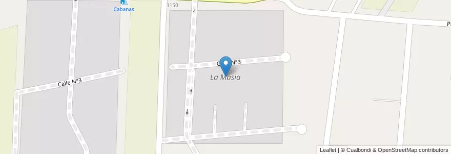Mapa de ubicacion de La Masia en Аргентина, Чили, Мендоса, Departamento Luján De Cuyo, Luján De Cuyo, Distrito Ciudad De Luján De Cuyo, Distrito Vistabla.
