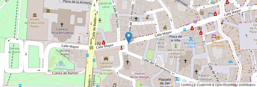 Mapa de ubicacion de La Mayor en 西班牙, Comunidad De Madrid, Comunidad De Madrid, Área Metropolitana De Madrid Y Corredor Del Henares, Madrid.