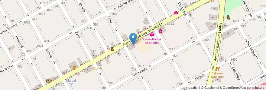 Mapa de ubicacion de La Mejor en Argentine, Province De Buenos Aires, Partido De Vicente López, Vicente López.