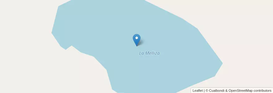 Mapa de ubicacion de La Melliza en Argentina, Chile, Neuquén, Departamento Catán Lil.