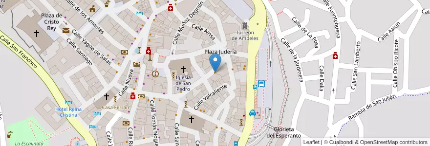 Mapa de ubicacion de La Menta en Spagna, Aragón, Teruel, Comunidad De Teruel, Teruel.