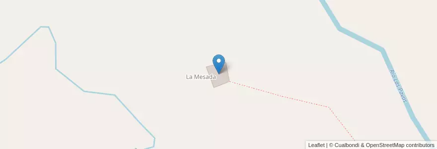 Mapa de ubicacion de La Mesada en アルゼンチン, トゥクマン州, Departamento Chicligasta, Municipio De Alpachiri Y El Molino.