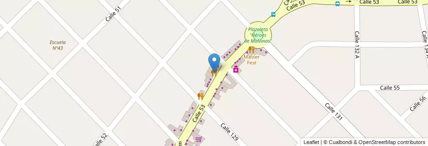 Mapa de ubicacion de La Metrox en Arjantin, Buenos Aires, Partido De Berazategui, Hudson.