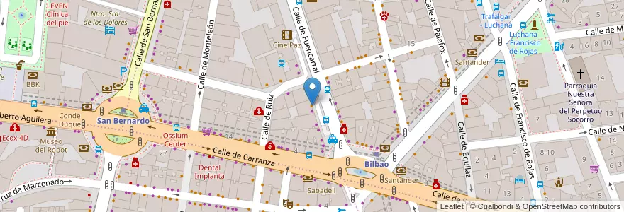 Mapa de ubicacion de La Mexicana en Spanien, Autonome Gemeinschaft Madrid, Autonome Gemeinschaft Madrid, Área Metropolitana De Madrid Y Corredor Del Henares, Madrid.