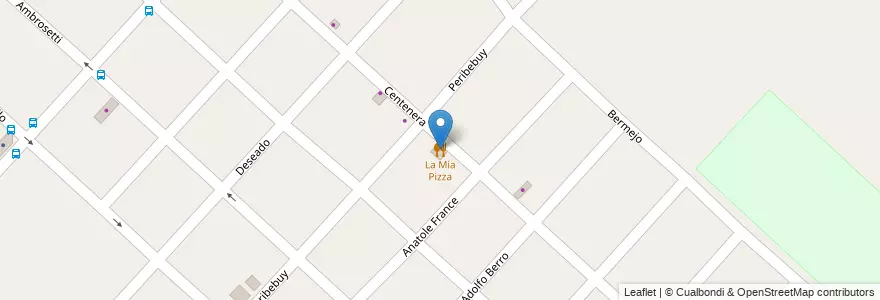 Mapa de ubicacion de La Mía Pizza en Argentina, Provincia Di Buenos Aires, Partido De La Matanza, San Justo.