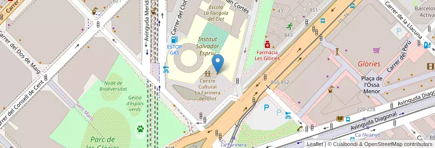 Mapa de ubicacion de La Mola en Spagna, Catalunya, Barcelona, Barcelonès, Barcelona.