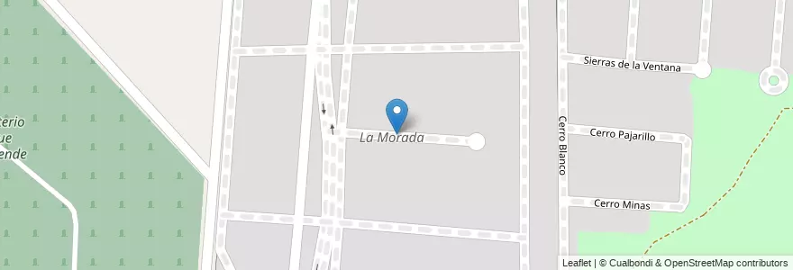 Mapa de ubicacion de La Morada en Arjantin, Córdoba, Departamento Colón, Municipio De Villa Allende, Pedanía Río Ceballos, Villa Allende.