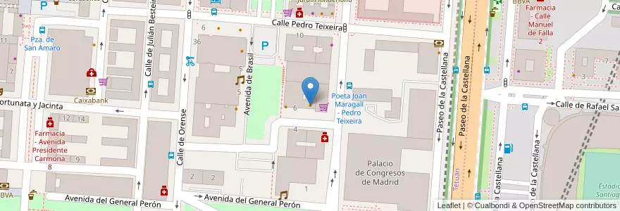 Mapa de ubicacion de La Mordida en إسبانيا, منطقة مدريد, منطقة مدريد, Área Metropolitana De Madrid Y Corredor Del Henares, مدريد.