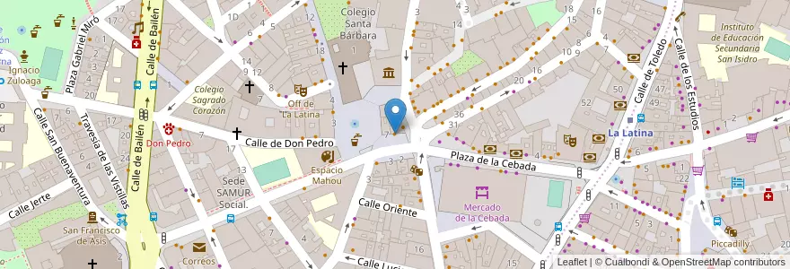 Mapa de ubicacion de La Muralla en Испания, Мадрид, Мадрид, Área Metropolitana De Madrid Y Corredor Del Henares, Мадрид.
