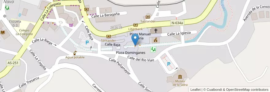 Mapa de ubicacion de La Naveta en اسپانیا, آستوریاس, آستوریاس, Nava.