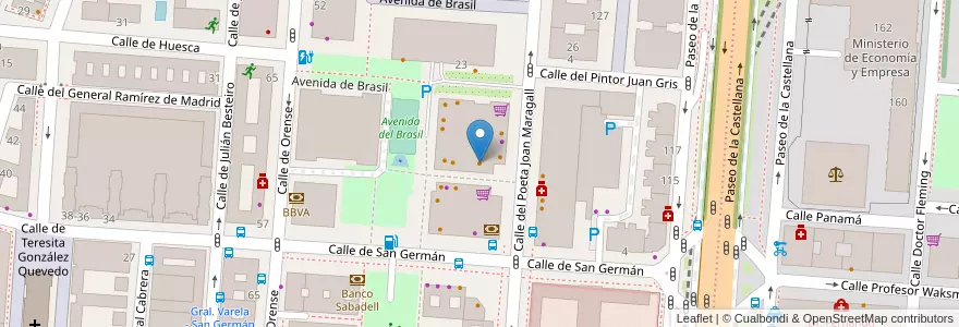 Mapa de ubicacion de La Nicoletta en Испания, Мадрид, Мадрид, Área Metropolitana De Madrid Y Corredor Del Henares, Мадрид.
