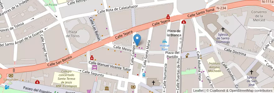 Mapa de ubicacion de La niña 2 en Spain, Castile And León, Soria, Soria, Comarca De Soria.