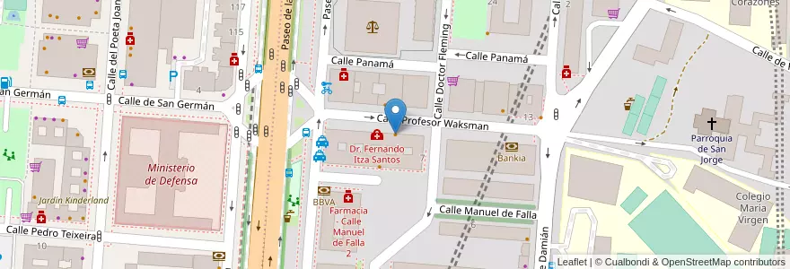Mapa de ubicacion de La Nonna en 西班牙, Comunidad De Madrid, Comunidad De Madrid, Área Metropolitana De Madrid Y Corredor Del Henares, Madrid.