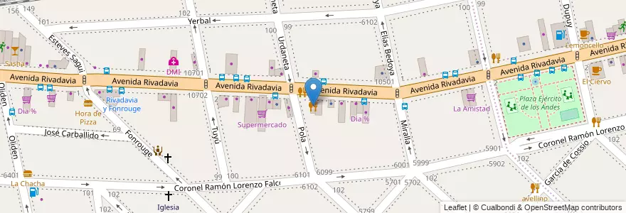 Mapa de ubicacion de La Nueva Aurora, Liniers en Argentina, Autonomous City Of Buenos Aires, Comuna 9, Autonomous City Of Buenos Aires, Comuna 10.