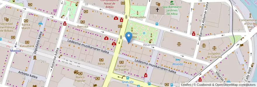 Mapa de ubicacion de La Nueva Nicoletta en Испания, Страна Басков, Bizkaia, Bilboaldea, Бильбао.