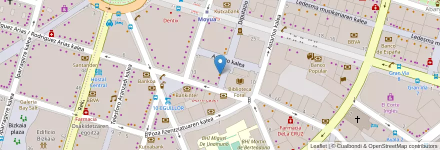 Mapa de ubicacion de La Olla en 西班牙, 巴斯克, 比斯开, Bilboaldea, 毕尔巴鄂.