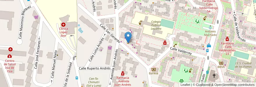 Mapa de ubicacion de La Orensana en Испания, Мадрид, Мадрид, Área Metropolitana De Madrid Y Corredor Del Henares, Мадрид.