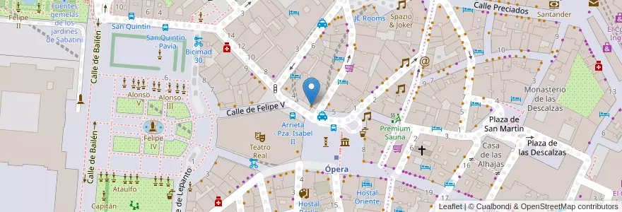 Mapa de ubicacion de La Paella Real en 스페인, Comunidad De Madrid, Comunidad De Madrid, Área Metropolitana De Madrid Y Corredor Del Henares, 마드리드.