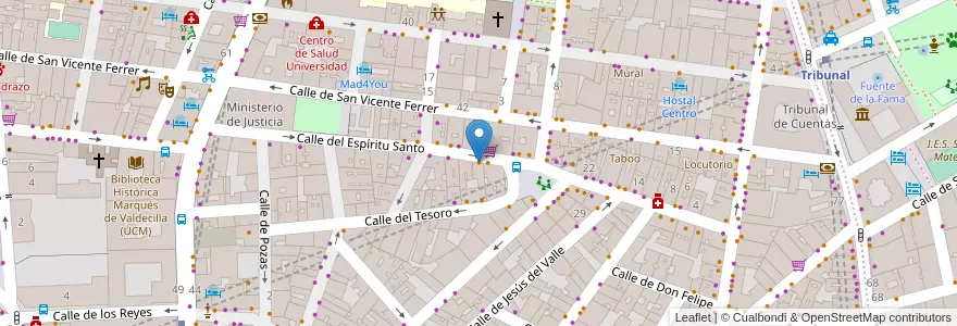 Mapa de ubicacion de La Paloma Blanca en スペイン, マドリード州, Comunidad De Madrid, Área Metropolitana De Madrid Y Corredor Del Henares, Madrid.