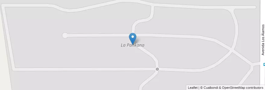 Mapa de ubicacion de La Pankana en 阿根廷, Córdoba, Departamento Colón, Pedanía Calera Norte, La Calera.