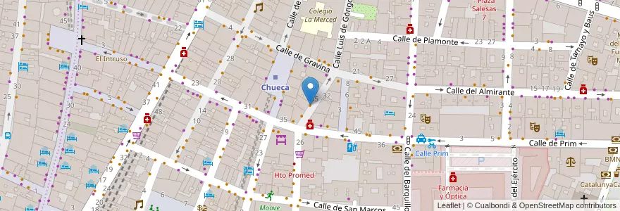Mapa de ubicacion de La Panza es Primero en スペイン, マドリード州, Comunidad De Madrid, Área Metropolitana De Madrid Y Corredor Del Henares, Madrid.