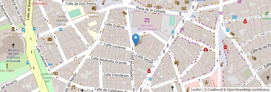 Mapa de ubicacion de La Parrala en Испания, Мадрид, Мадрид, Área Metropolitana De Madrid Y Corredor Del Henares, Мадрид.