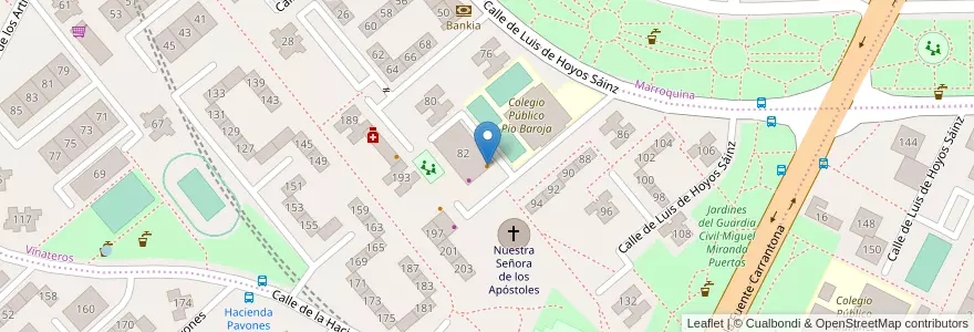 Mapa de ubicacion de La Parrilla en Spagna, Comunidad De Madrid, Comunidad De Madrid, Área Metropolitana De Madrid Y Corredor Del Henares, Madrid.