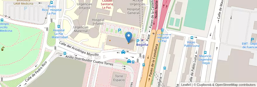 Mapa de ubicacion de La Pausa en Espanha, Comunidade De Madrid, Comunidade De Madrid, Área Metropolitana De Madrid Y Corredor Del Henares, Madrid.