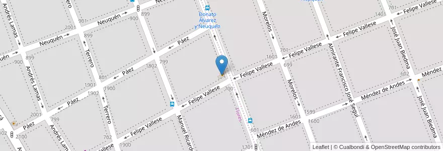Mapa de ubicacion de La Payada en Arjantin, Ciudad Autónoma De Buenos Aires, Comuna 7, Buenos Aires.