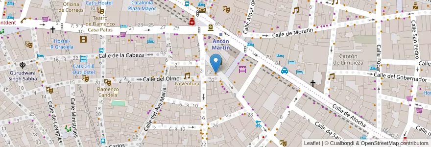 Mapa de ubicacion de La Peña en Испания, Мадрид, Мадрид, Área Metropolitana De Madrid Y Corredor Del Henares, Мадрид.