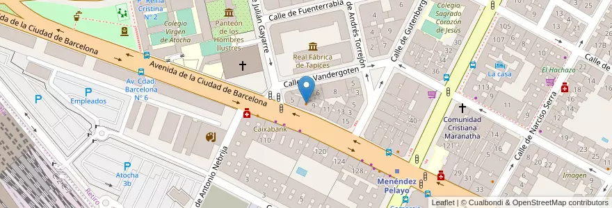 Mapa de ubicacion de La Pentola Mágica - Cocina italiana en 西班牙, Comunidad De Madrid, Comunidad De Madrid, Área Metropolitana De Madrid Y Corredor Del Henares, Madrid.