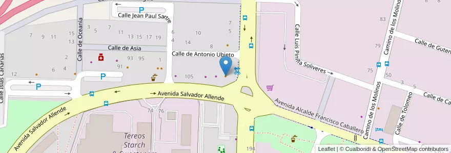 Mapa de ubicacion de La Penúltima Drinks en Spain, Aragon, Zaragoza, Zaragoza, Zaragoza.