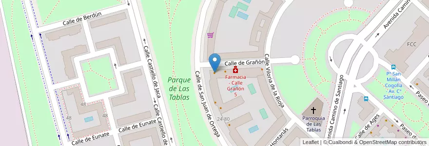 Mapa de ubicacion de La Pepa en Испания, Мадрид, Мадрид, Área Metropolitana De Madrid Y Corredor Del Henares, Мадрид.