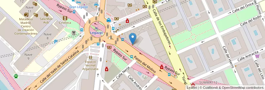 Mapa de ubicacion de La Perdizione en Испания, Мадрид, Мадрид, Área Metropolitana De Madrid Y Corredor Del Henares, Мадрид.