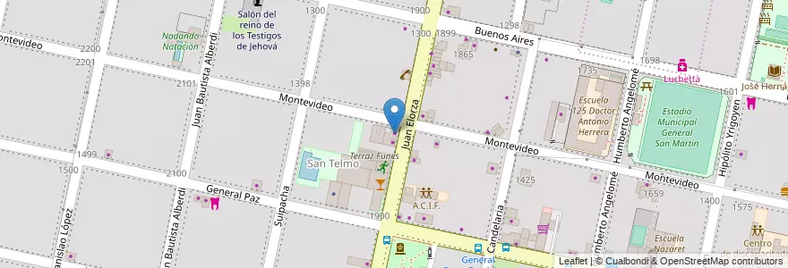 Mapa de ubicacion de La Perfumería en Argentine, Santa Fe, Departamento Rosario, Municipio De Funes, Funes.