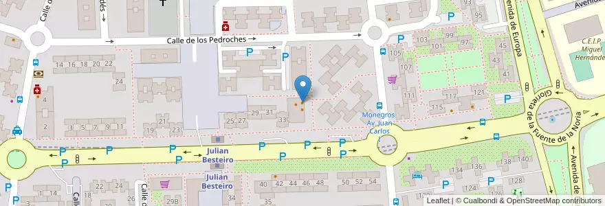 Mapa de ubicacion de La picota en Spanien, Autonome Gemeinschaft Madrid, Autonome Gemeinschaft Madrid, Área Metropolitana De Madrid Y Corredor Del Henares, Leganés.