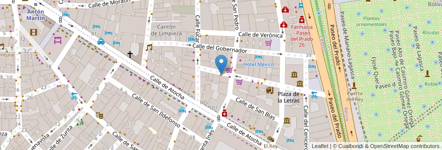 Mapa de ubicacion de La Pitarra en إسبانيا, منطقة مدريد, منطقة مدريد, Área Metropolitana De Madrid Y Corredor Del Henares, مدريد.