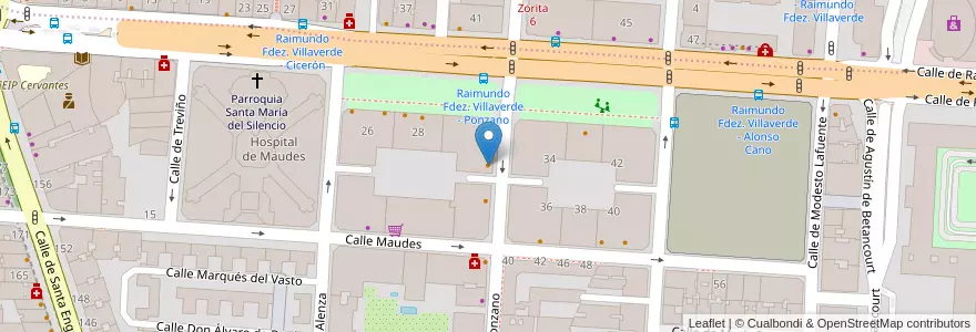 Mapa de ubicacion de La Pocha en Испания, Мадрид, Мадрид, Área Metropolitana De Madrid Y Corredor Del Henares, Мадрид.