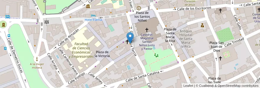 Mapa de ubicacion de La Posada en İspanya, Comunidad De Madrid, Comunidad De Madrid, Área Metropolitana De Madrid Y Corredor Del Henares, Alcalá De Henares.