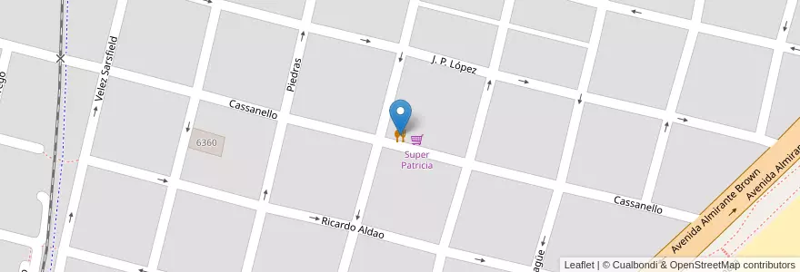 Mapa de ubicacion de La Posta en Argentina, Santa Fe, Departamento La Capital, Santa Fe Capital, Santa Fe.