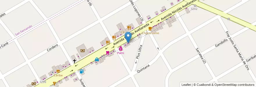 Mapa de ubicacion de La Primera en الأرجنتين, بوينس آيرس, Partido De San Fernando, Victoria.