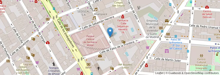 Mapa de ubicacion de La Princesa. Restaurante árabe. en Espagne, Communauté De Madrid, Communauté De Madrid, Área Metropolitana De Madrid Y Corredor Del Henares, Madrid.