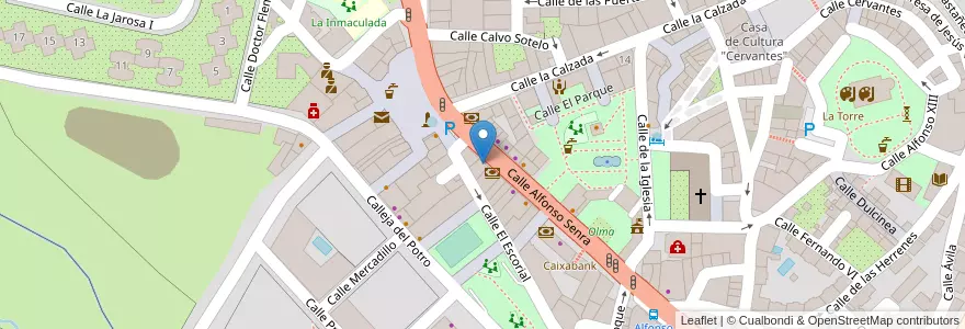 Mapa de ubicacion de La Puerta Verde en Spagna, Comunidad De Madrid, Comunidad De Madrid, Cuenca Del Guadarrama, Guadarrama.
