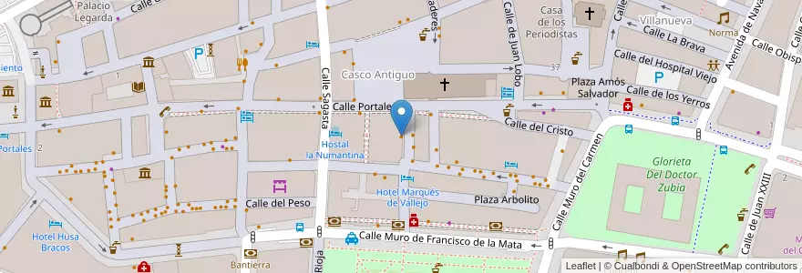 Mapa de ubicacion de La Quimera en Испания, Риоха, Риоха, Логронья.