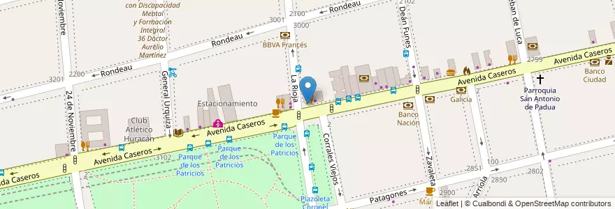 Mapa de ubicacion de La Quintana Parque Patricios, Parque Patricios en آرژانتین, Ciudad Autónoma De Buenos Aires, Comuna 4, Buenos Aires.